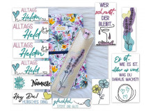 2€ ZUSATZTÜRCHEN 1. Dezember - Stickserie - 12 ITH Stiftehülle Vol. 3